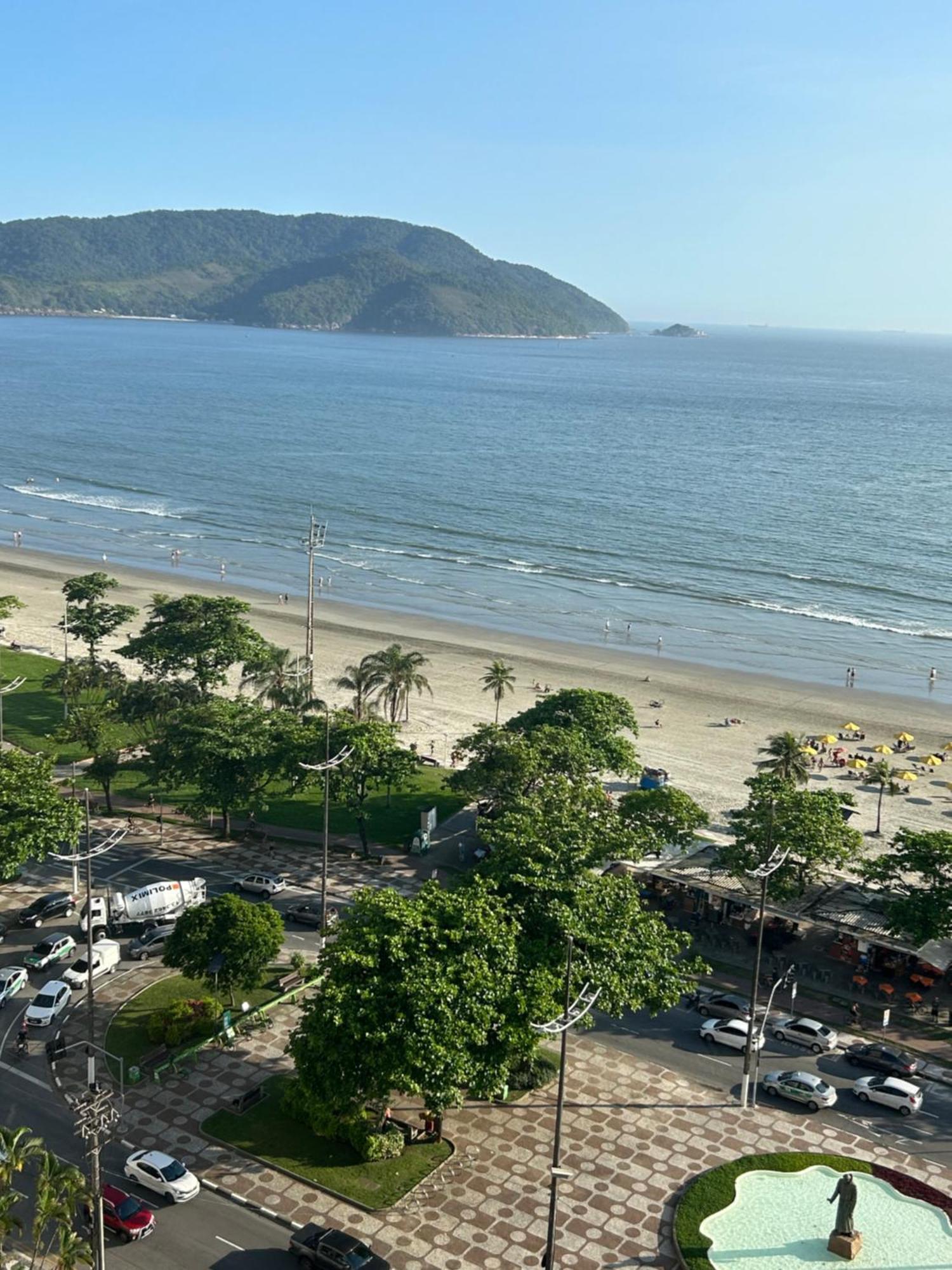 Apartamento Frente A Praia Do Embare Santos Εξωτερικό φωτογραφία