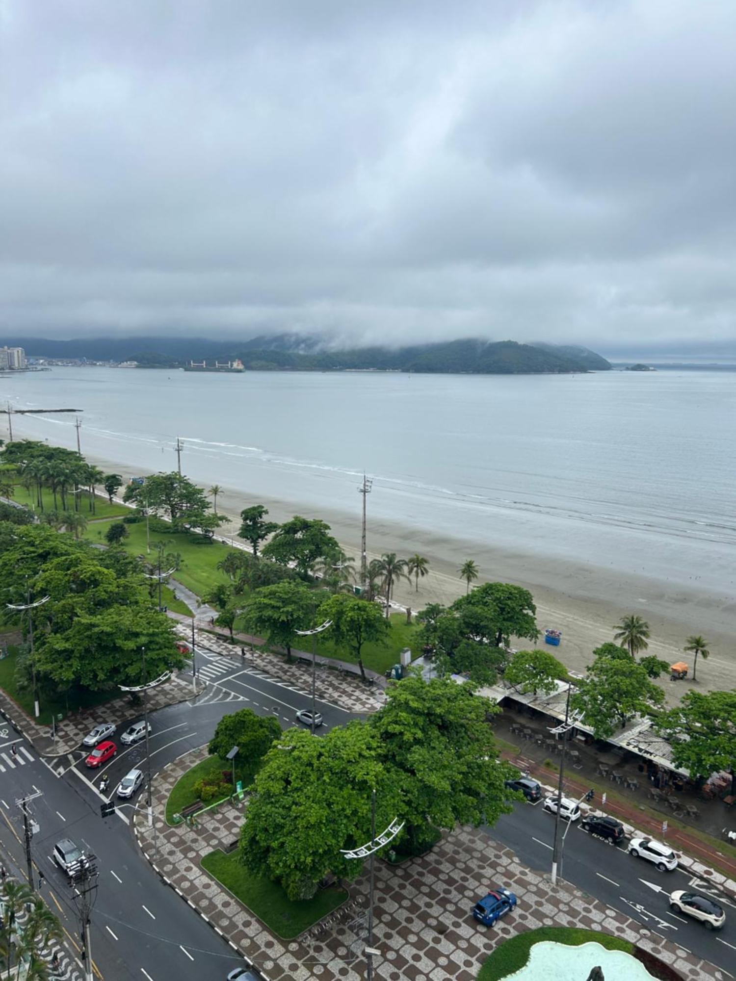 Apartamento Frente A Praia Do Embare Santos Εξωτερικό φωτογραφία